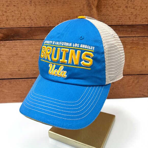 UCLA BRUINS One Size Snap Back Cap Hat Mesh Back Embroidered Captivating NWT - Picture 2 of 11
